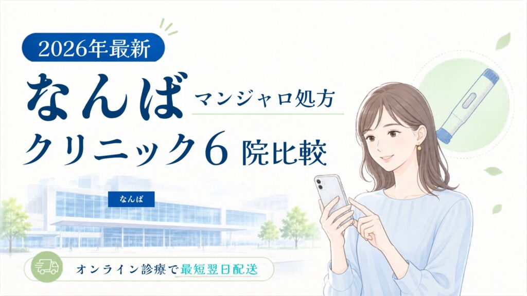 なんば マンジャロ処方クリニック比較
