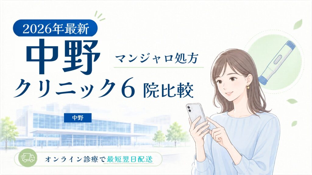 中野 マンジャロ処方クリニック比較