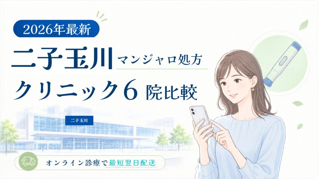 二子玉川 マンジャロ処方クリニック比較