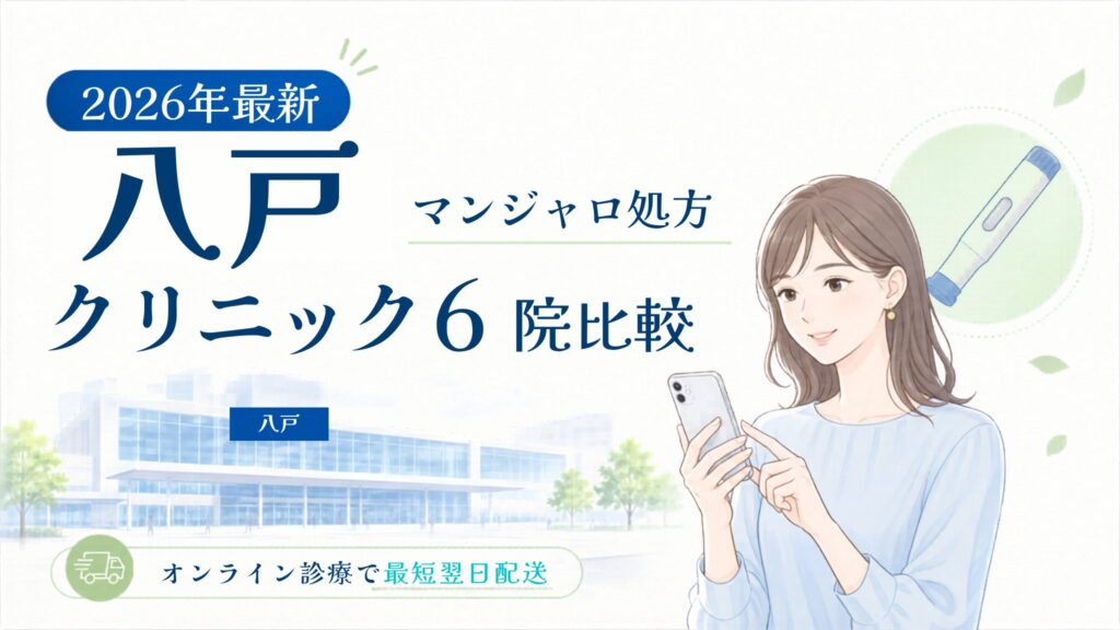八戸 マンジャロ処方クリニック比較