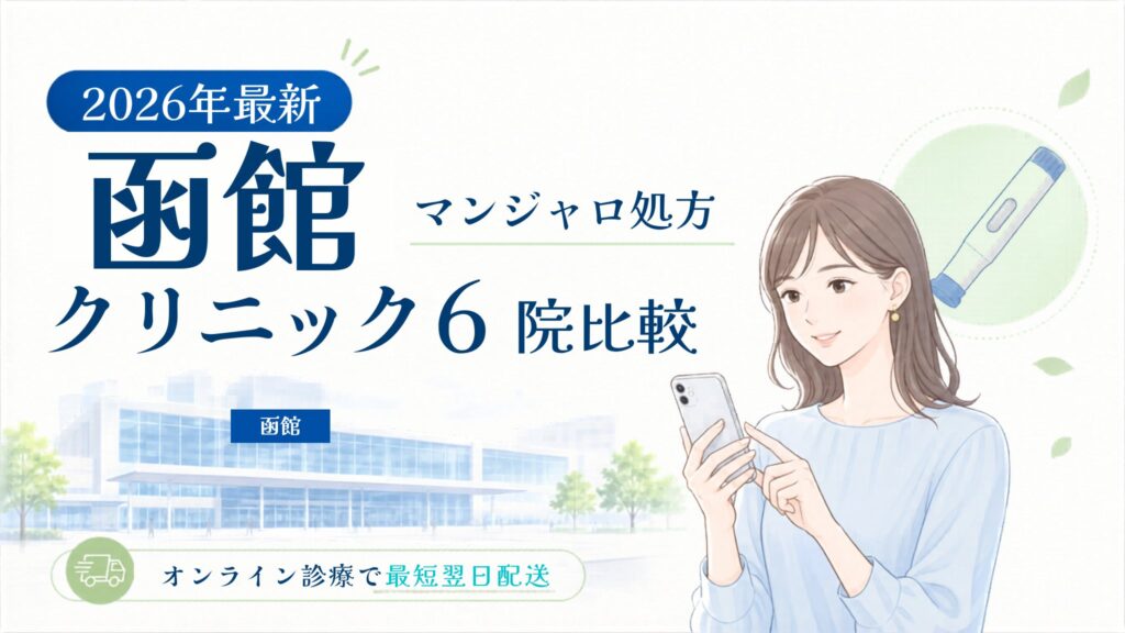 函館 マンジャロ処方クリニック比較