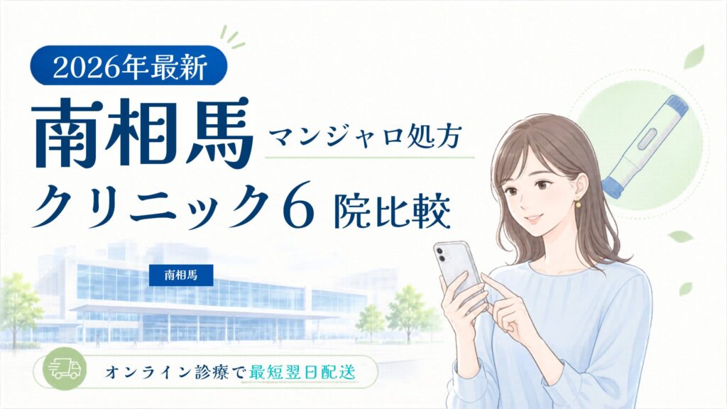 南相馬 マンジャロ処方クリニック比較