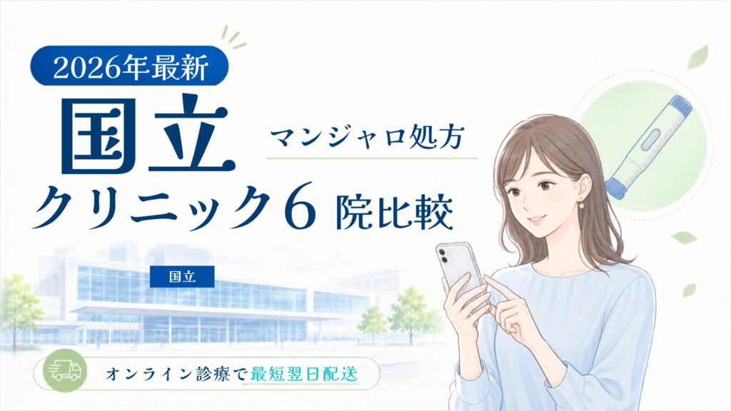 国立 マンジャロ処方クリニック比較