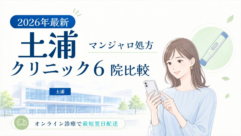 土浦 マンジャロ処方クリニック比較