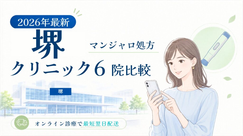 堺 マンジャロ処方クリニック比較