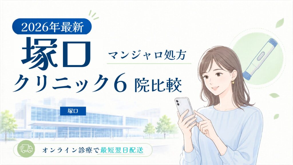 塚口 マンジャロ処方クリニック比較