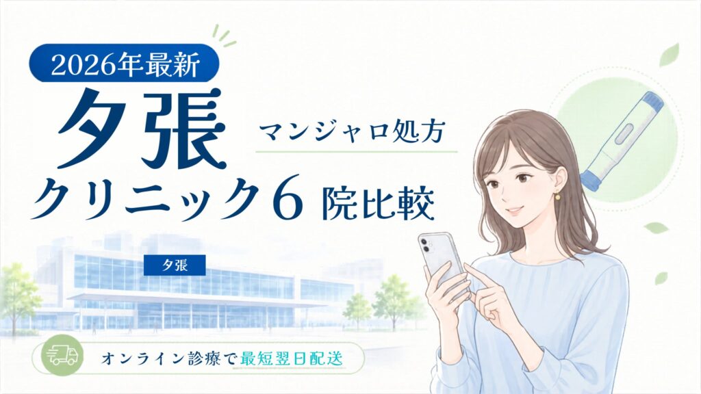 夕張 マンジャロ処方クリニック比較