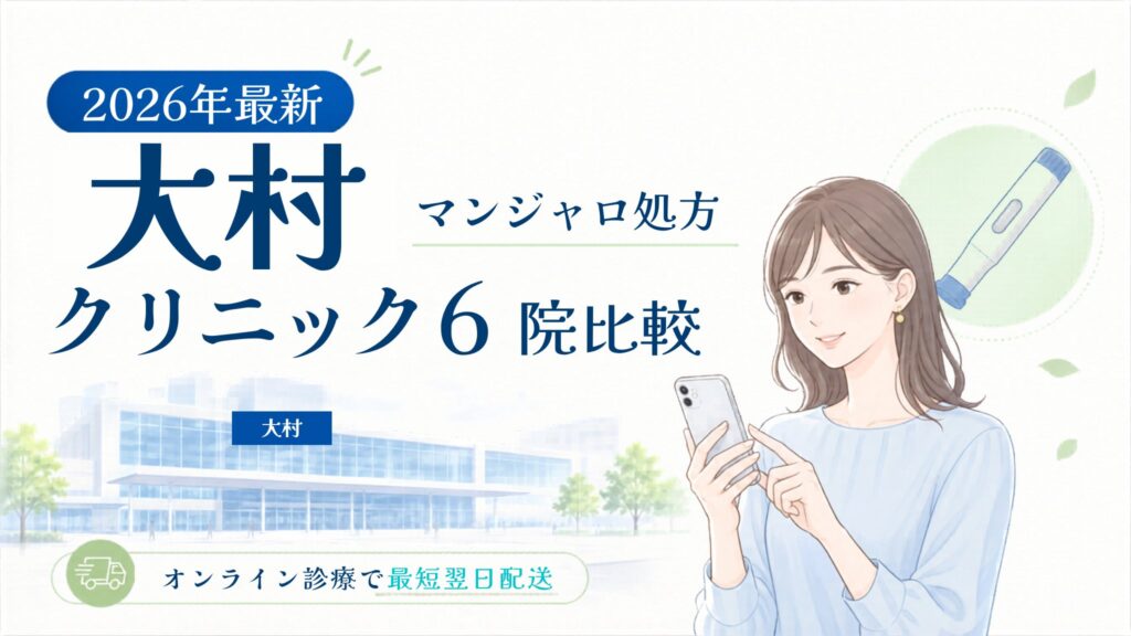 大村 マンジャロ処方クリニック比較