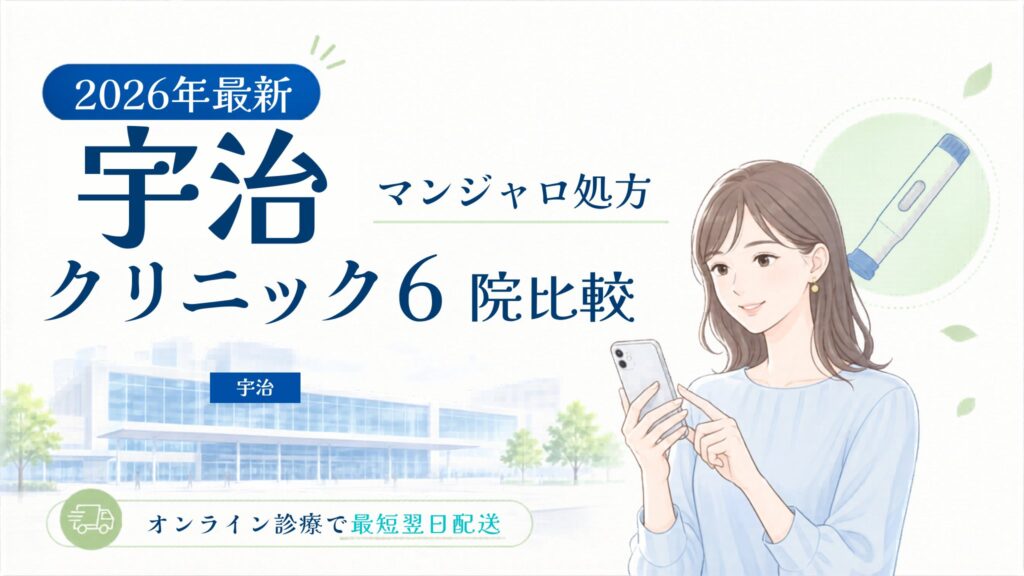 宇治 マンジャロ処方クリニック比較