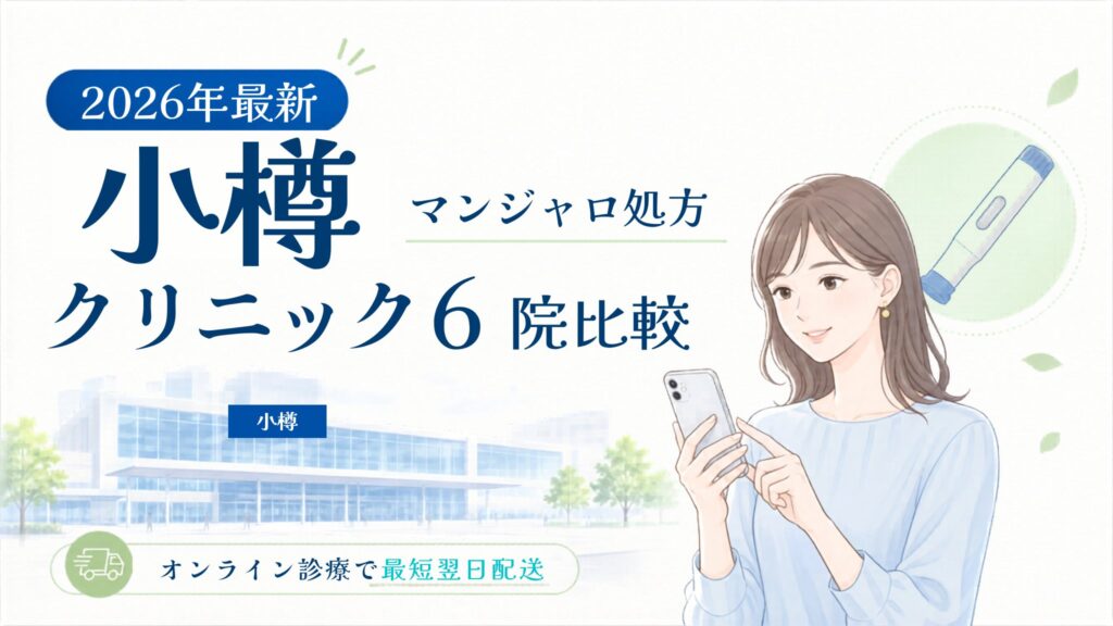 小樽 マンジャロ処方クリニック比較