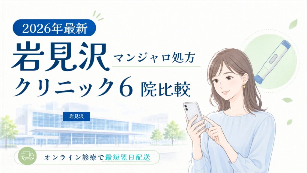 岩見沢 マンジャロ処方クリニック比較