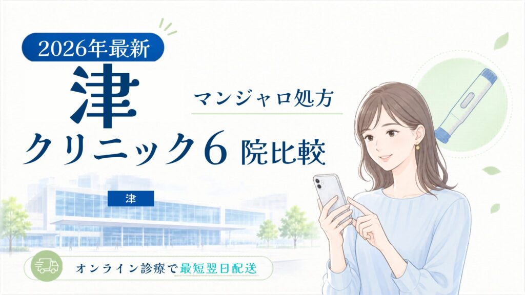 津 マンジャロ処方クリニック比較
