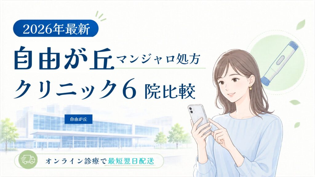 自由が丘 マンジャロ処方クリニック比較