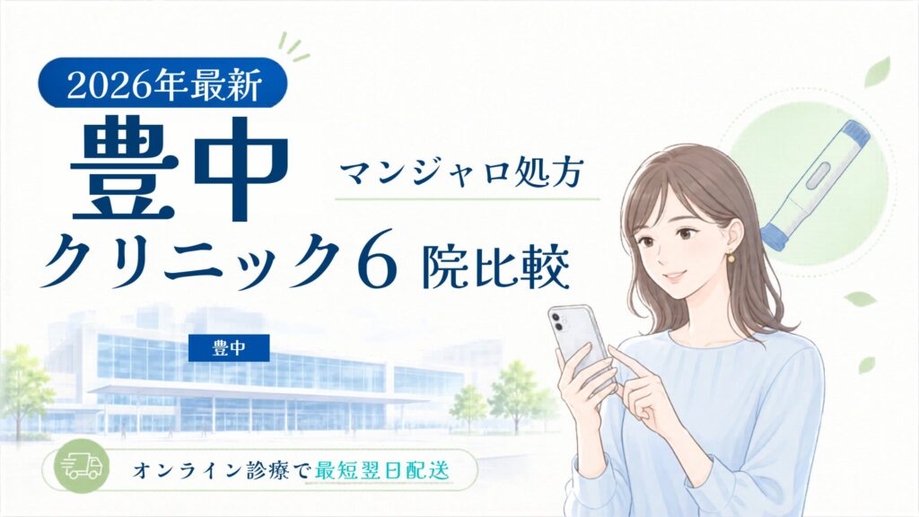 豊中 マンジャロ処方クリニック比較