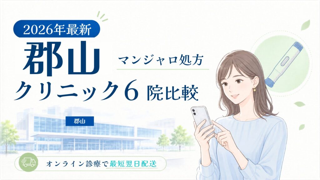 郡山 マンジャロ処方クリニック比較