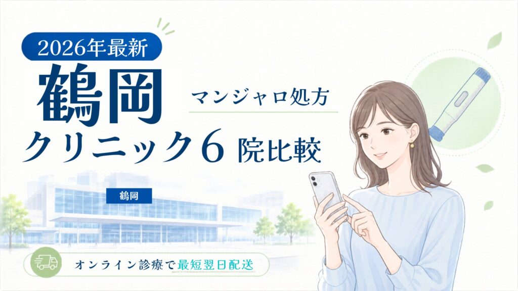 鶴岡 マンジャロ処方クリニック比較